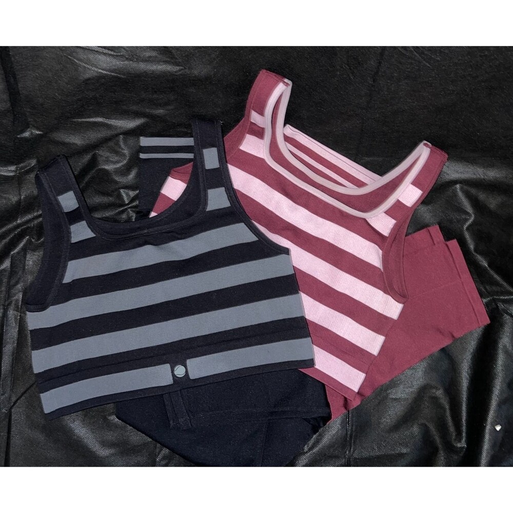 vLot 2 Penn Women's XXL Activewear Sets Maroon Pink Black Compression Pants New